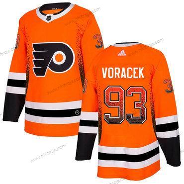 Adidas Herrar Philadelphia Flyers #93 Jakub Voracek Orange Tröjor