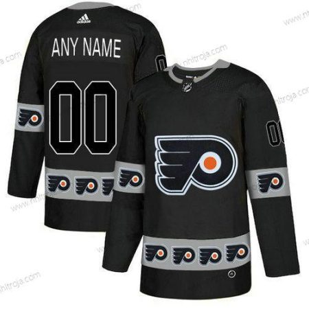 Adidas Herrar Philadelphia Flyers Skräddarsydda Svart Team Logos Tröjor