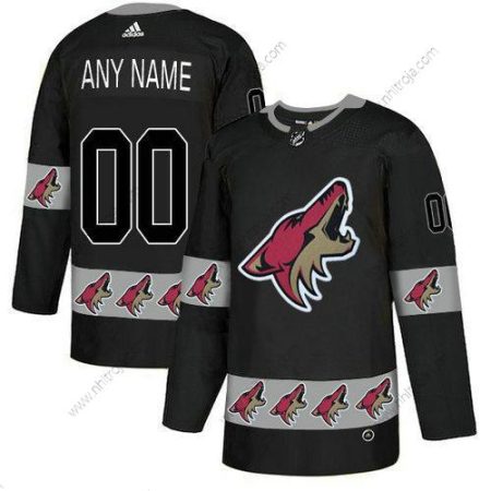 Adidas Herrar Phoenix Coyotes Skräddarsydda Team Logos Svart Tröjor