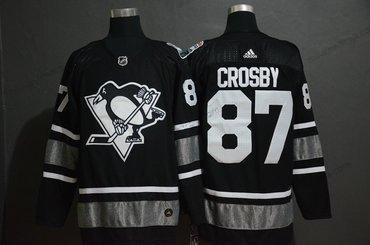 Adidas Herrar Pittsburgh Penguins 87 Sidney Crosby Svart 2019 NHL All-Star Game Tröjor