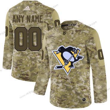 Adidas Herrar Pittsburgh Penguins Skräddarsydda Camo Tröjor