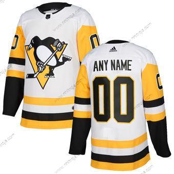 Adidas Herrar Pittsburgh Penguins Skräddarsydda Vit Autentisk Tröjor