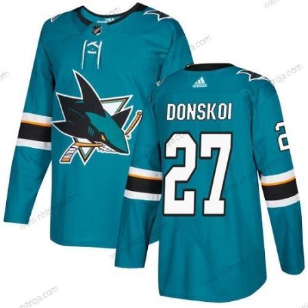 Adidas Herrar San Jose Sharks #27 Joonas Donskoi Kricka Autentisk Stitched NHL Hemma Tröjor