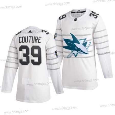 Adidas Herrar San Jose Sharks #39 Logan Couture Vit 2020 NHL All-Star Game Tröjor