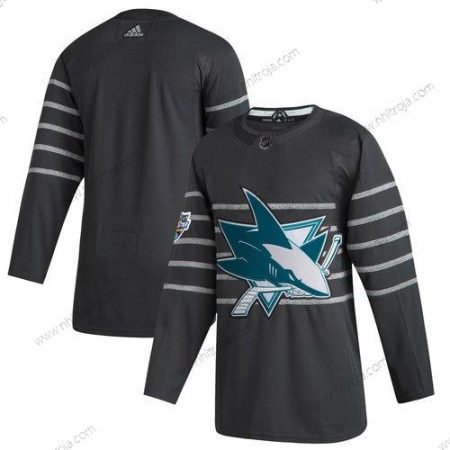 Adidas Herrar San Jose Sharks Blank Grå 2020 NHL All-Star Game Tröjor