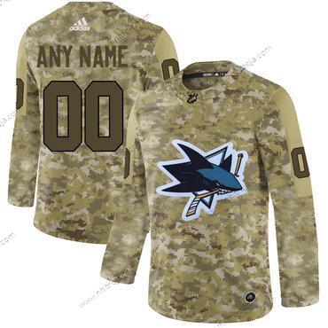 Adidas Herrar San Jose Sharks Skräddarsydda Camo Tröjor