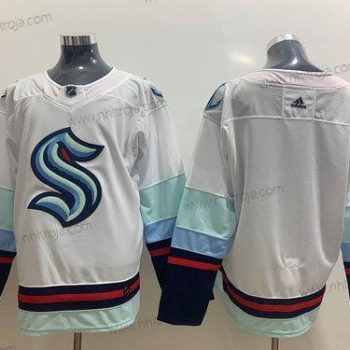 Adidas Herrar Seattle Kraken Blank Vit Stitched NHL Tröjor