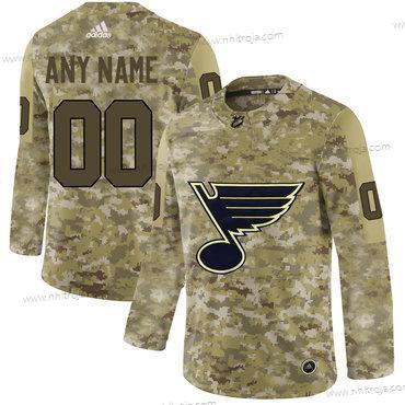 Adidas Herrar St. Louis Blues Skräddarsydda Camo Tröjor