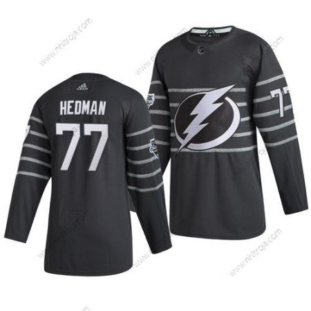 Adidas Herrar Tampa Bay Lightning #77 Victor Hedman Grå 2020 NHL All-Star Game Tröjor