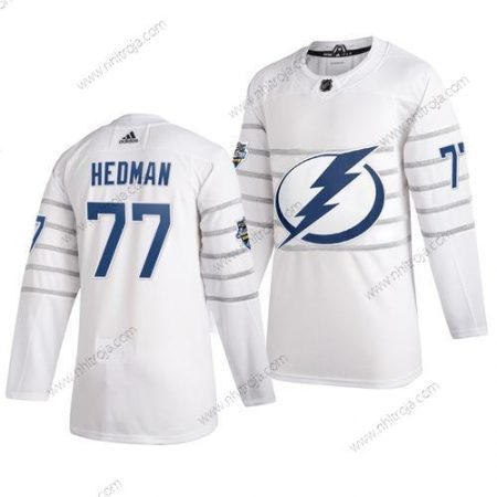 Adidas Herrar Tampa Bay Lightning #77 Victor Hedman Vit 2020 NHL All-Star Game Tröjor