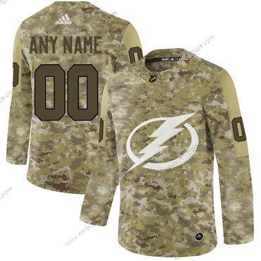 Adidas Herrar Tampa Bay Lightning Skräddarsydda Camo Tröjor