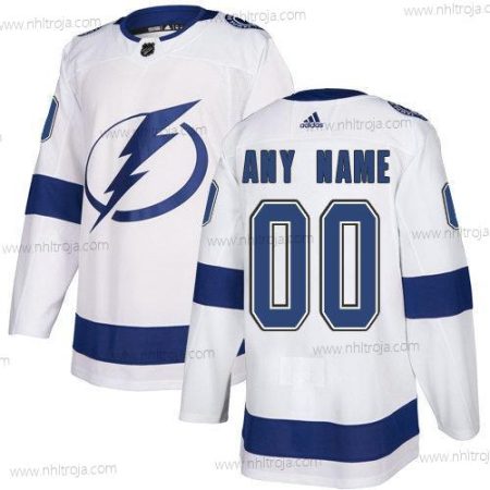 Adidas Herrar Tampa Bay Lightning Skräddarsydda NHL Autentisk Vit Tröjor