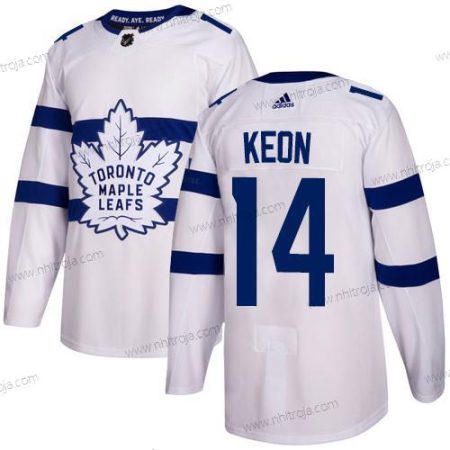 Adidas Herrar Toronto Maple Leafs #14 Dave Keon Vit Autentisk 2018 Stadium Series Stitched NHL Tröjor