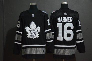 Adidas Herrar Toronto Maple Leafs 16 Mitch Marner Svart 2019 NHL All-Star Game Tröjor