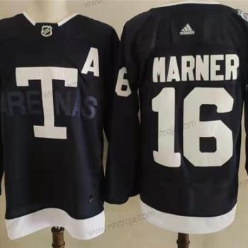 Adidas Herrar Toronto Maple Leafs 16 Mitchell Marner Marin 2022 NHL Heritage Klassisk Tröjor