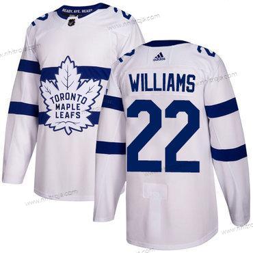 Adidas Herrar Toronto Maple Leafs #22 Tiger Williams Vit Autentisk 2018 Stadium Series Stitched NHL Tröjor