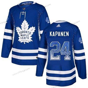 Adidas Herrar Toronto Maple Leafs #24 Kasperi Kapanen Blå NHL Tröjor