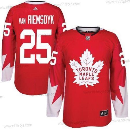 Adidas Herrar Toronto Maple Leafs #25 James Van Riemsdyk Röd Team Kanada Autentisk Stitched NHL Tröjor