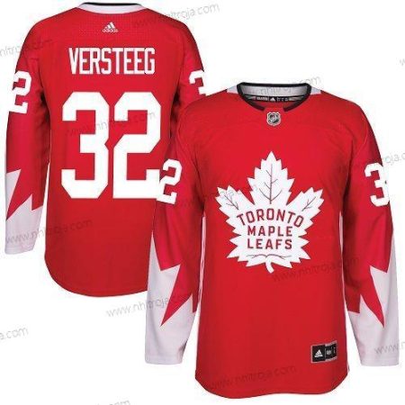 Adidas Herrar Toronto Maple Leafs #32 Kris Versteeg Röd Team Kanada Autentisk Stitched NHL Tröjor