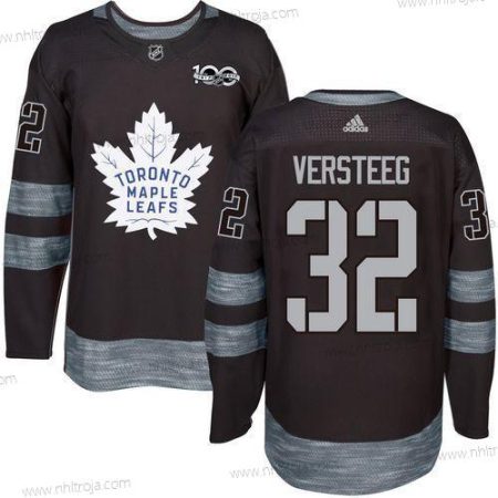 Adidas Herrar Toronto Maple Leafs #32 Kris Versteeg Svart 100th Jubileum Stitched NHL 2017 Hockey Tröjor