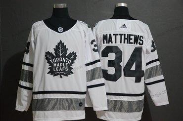 Adidas Herrar Toronto Maple Leafs 34 Auston Matthews Vit 2019 NHL All-Star Tröjor