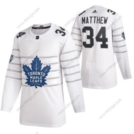 Adidas Herrar Toronto Maple Leafs #34 Auston Matthews Vit 2020 NHL All Star Game Tröjor