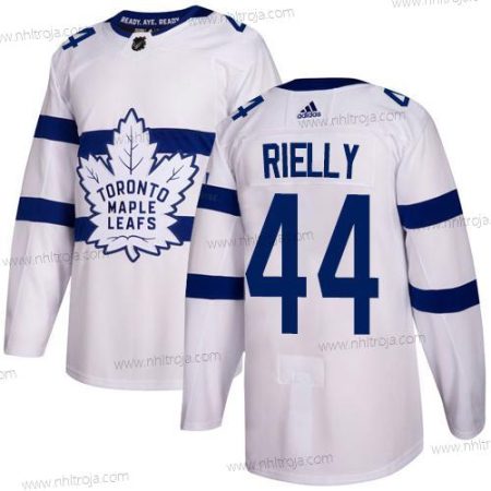 Adidas Herrar Toronto Maple Leafs #44 Morgan Rielly Vit Autentisk 2018 Stadium Series Stitched NHL Tröjor