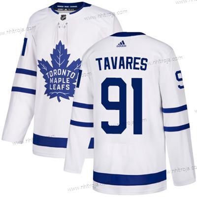 Adidas Herrar Toronto Maple Leafs #91 John Tavares Vit Tröjor