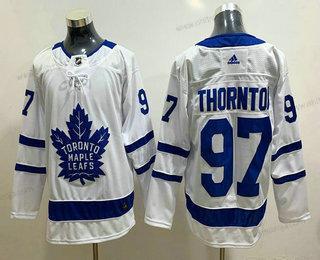 Adidas Herrar Toronto Maple Leafs #97 Joe Thornton Vit Stitched NHL Tröjor