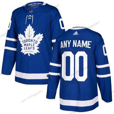 Adidas Herrar Toronto Maple Leafs Skräddarsydda Blå Autentisk Stitched 2017-2018 NHL Hemma Tröjor