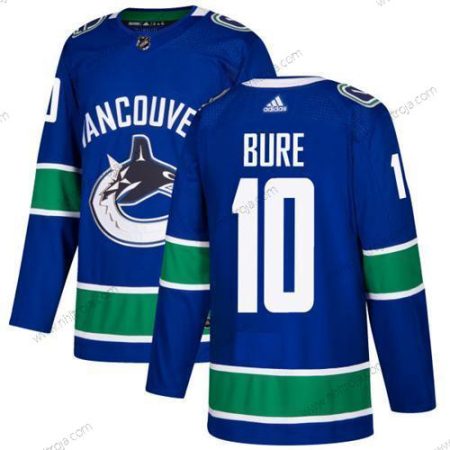 Adidas Herrar Vancouver Canucks #10 Pavel Bure Blå Autentisk Stitched NHL Hemma Tröjor