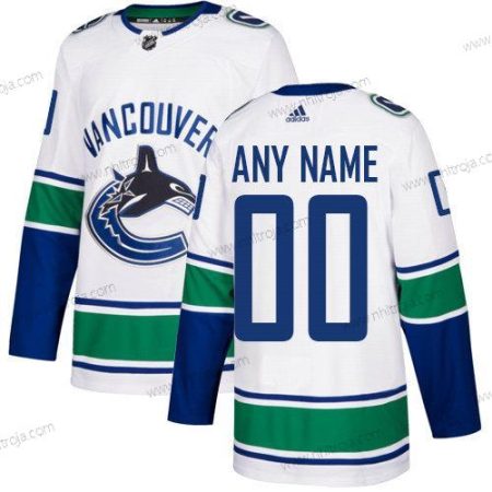 Adidas Herrar Vancouver Canucks Skräddarsydda NHL Autentisk Vit Tröjor