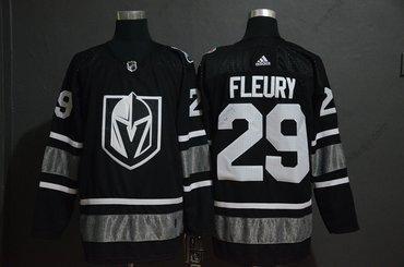 Adidas Herrar Vegas Golden Knights 29 Marc-Andre Fleury Svart 2019 NHL All-Star Game Tröjor