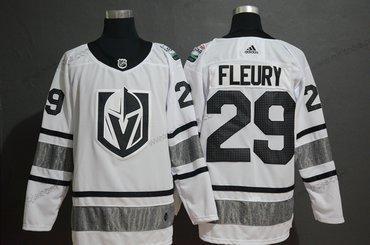 Adidas Herrar Vegas Golden Knights 29 Marc-Andre Fleury Vit 2019 NHL All-Star Game Tröjor