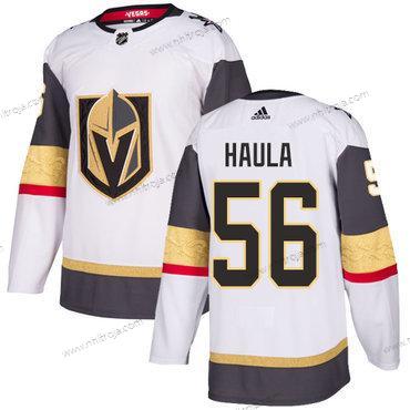 Adidas Herrar Vegas Golden Knights #56 Erik Haula Vit Road Autentisk Stitched NHL Tröjor