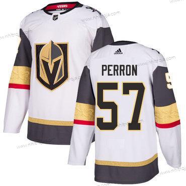 Adidas Herrar Vegas Golden Knights #57 David Perron Vit Road Autentisk Stitched NHL Tröjor