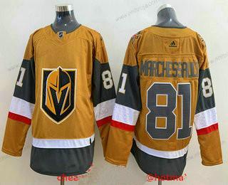 Adidas Herrar Vegas Golden Knights #81 Jonathan Marchessault Guld 2020-21 Alternativ Stitched Tröjor