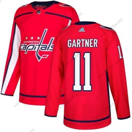 Adidas Herrar Washington Capitals #11 Mike Gartner Röd Autentisk Stitched NHL Hemma Tröjor