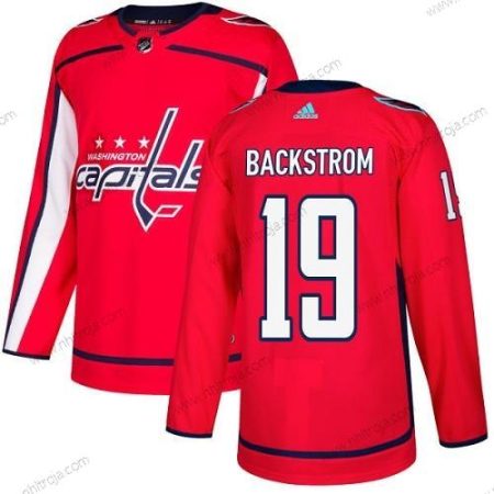 Adidas Herrar Washington Capitals #19 Nicklas Backstrom Röd Autentisk Stitched NHL Hemma Tröjor