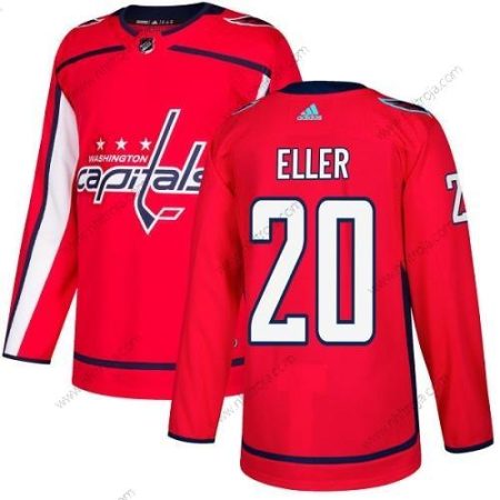 Adidas Herrar Washington Capitals #20 Lars Eller Röd Autentisk Stitched NHL Hemma Tröjor