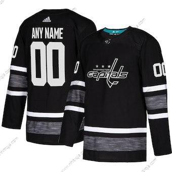 Adidas Herrar Washington Capitals Skräddarsydda Svart 2019 NHL All-Star Game Parley Autentisk Tröjor