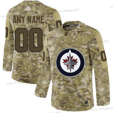 Adidas Herrar Winnipeg Jets Skräddarsydda Camo Tröjor