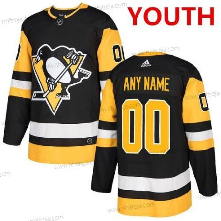 Adidas Pittsburgh Penguins Skräddarsydda Autentisk Svart NHL Hemma Tröjor