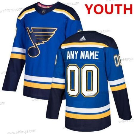 Adidas St. Louis Blues Skräddarsydda Autentisk Royal Blå NHL Hemma Tröjor