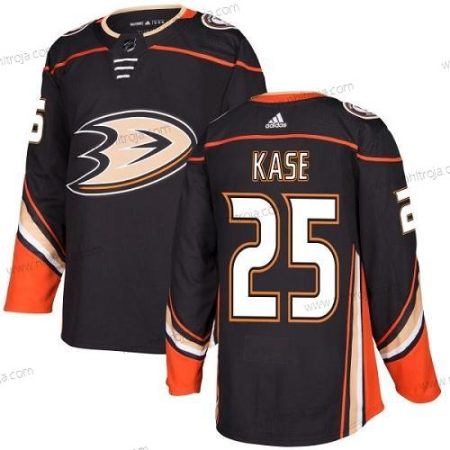 Adidas Ungdomen Anaheim Ducks #25 Ondrej Kase Svart Autentisk Stitched NHL Hemma Tröjor