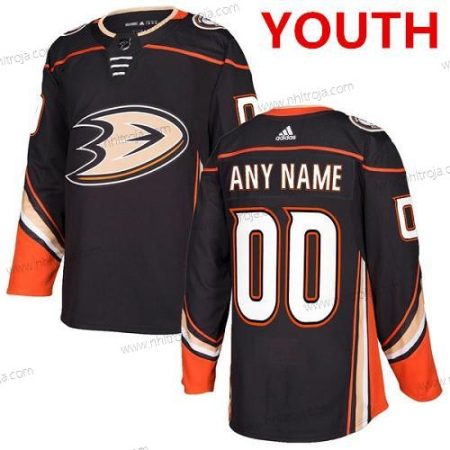 Adidas Ungdomen Anaheim Ducks Skräddarsydda Autentisk Svart NHL Hemma Tröjor