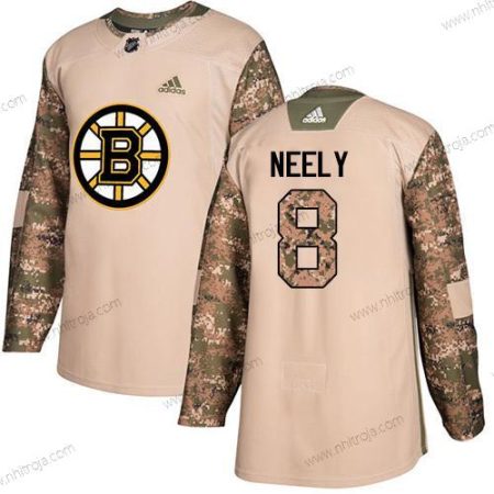 Adidas Ungdomen Boston Bruins #8 Cam Neely Camo Autentisk 2017 Veterans Day Stitched NHL Tröjor