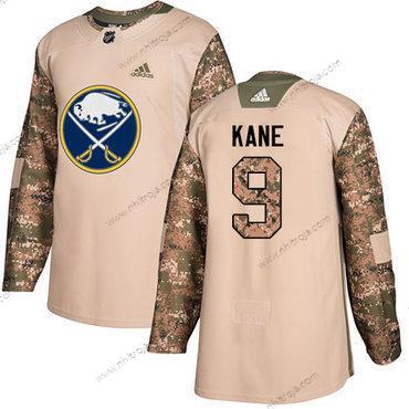 Adidas Ungdomen Buffalo Sabres #9 Evander Kane Camo Autentisk 2017 Veterans Day Stitched NHL Tröjor