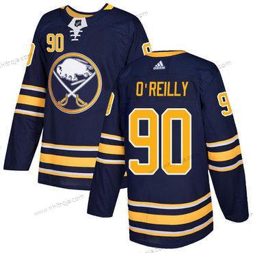 Adidas Ungdomen Buffalo Sabres #90 Ryan O’Reilly Marin Blå Autentisk Stitched NHL Hemma Tröjor