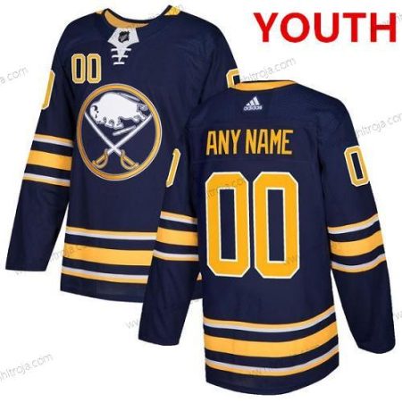 Adidas Ungdomen Buffalo Sabres Skräddarsydda Autentisk Marin Blå NHL Hemma Tröjor